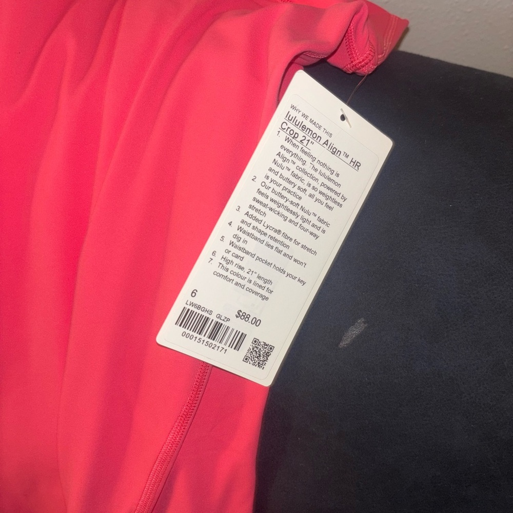 lululemon athletica Vibrant Pink and Black Jacket